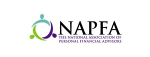 A logo for the national association of personal financial advisors.